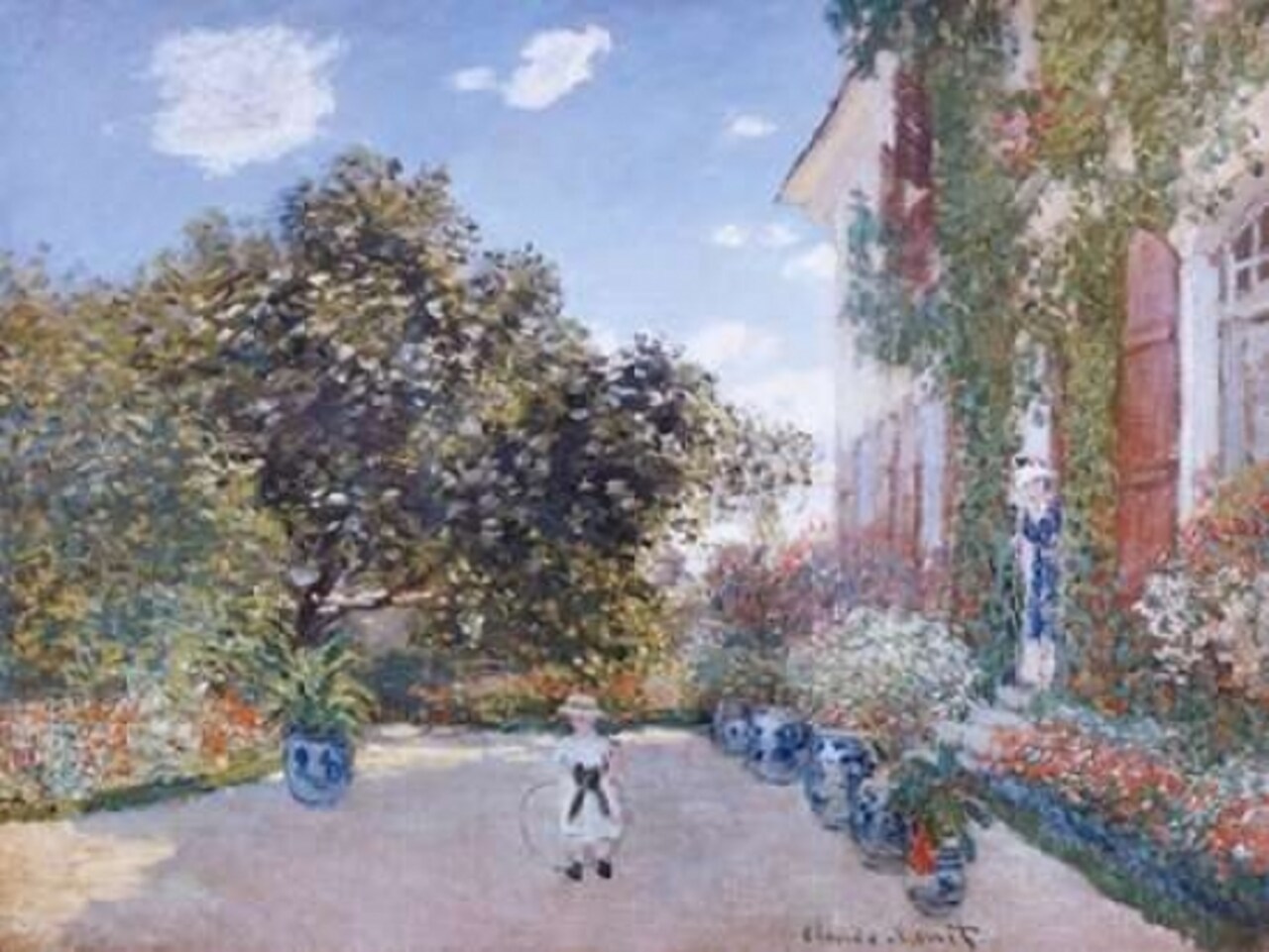 Garden of the Artist at Argenteuil Poster Print by Claude Monet - Item # VARPDX3CM1036